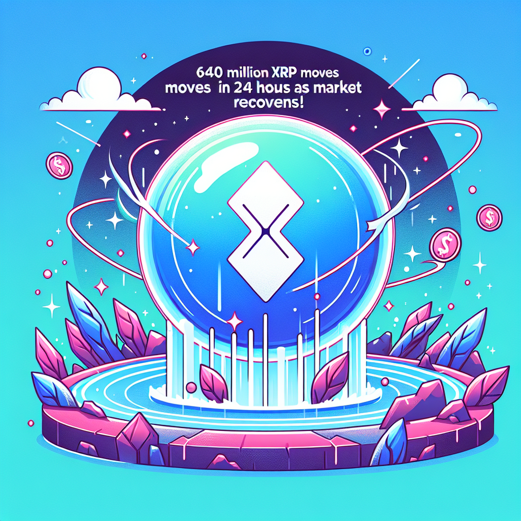 640 Miljoen Xrp Verhuist In 24 Uur Terwijl Markt Herstelt!