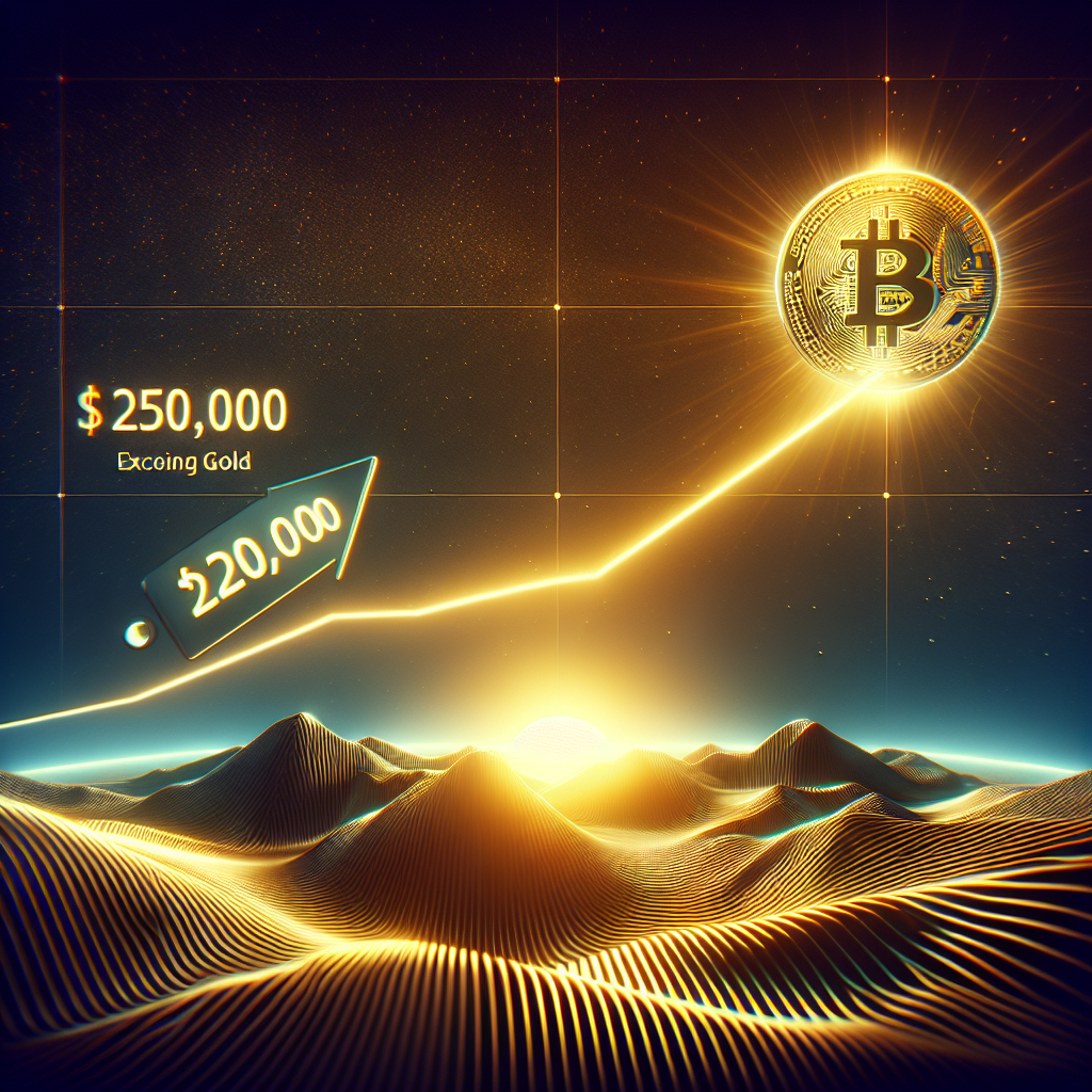 Bitcoin Knalt Omhoog: Koersdoel Van $250.000 In Zicht Nu Goud Stijgt!