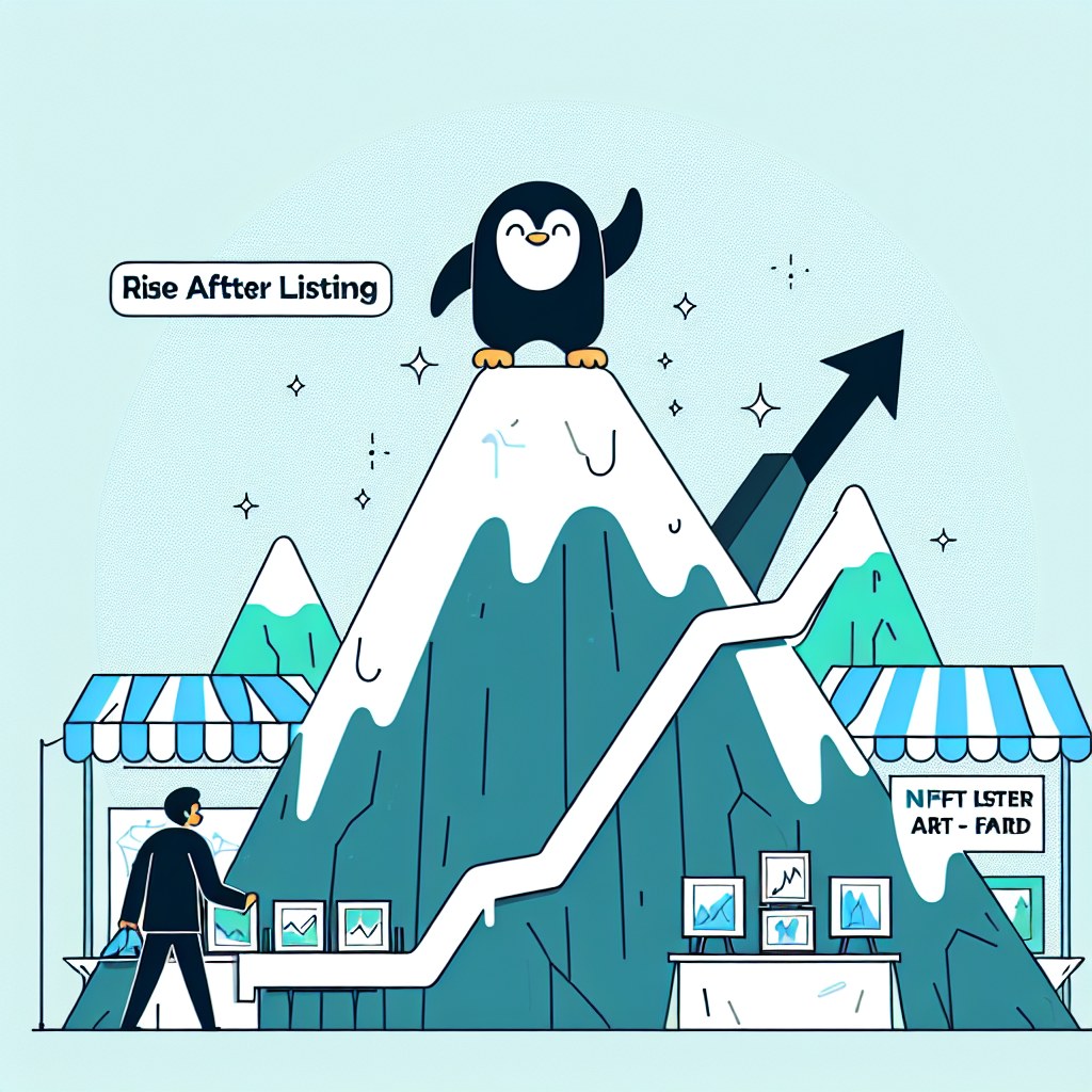 Pengu Steegt Na Notering Op Uptbit En Groei In Nft-verkopen!