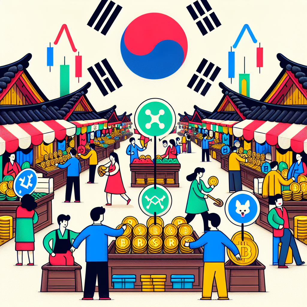 Zuid-korea Massaal Koopt Massaal Xrp En Dogecoin Na Nieuwe Handelsdeal