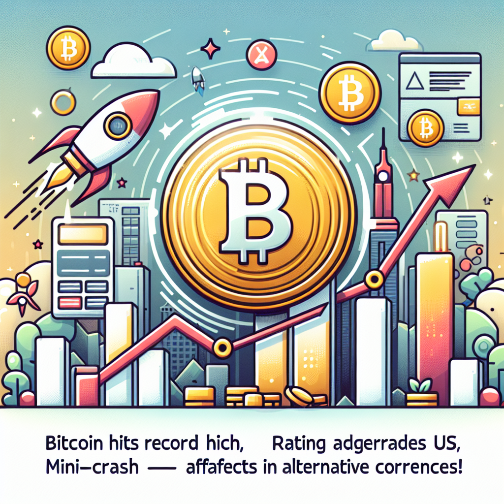 Bitcoin Bereikt Record Sluiting, Moody’s Verlaagt Vs, Mini-crash Treft Alts!