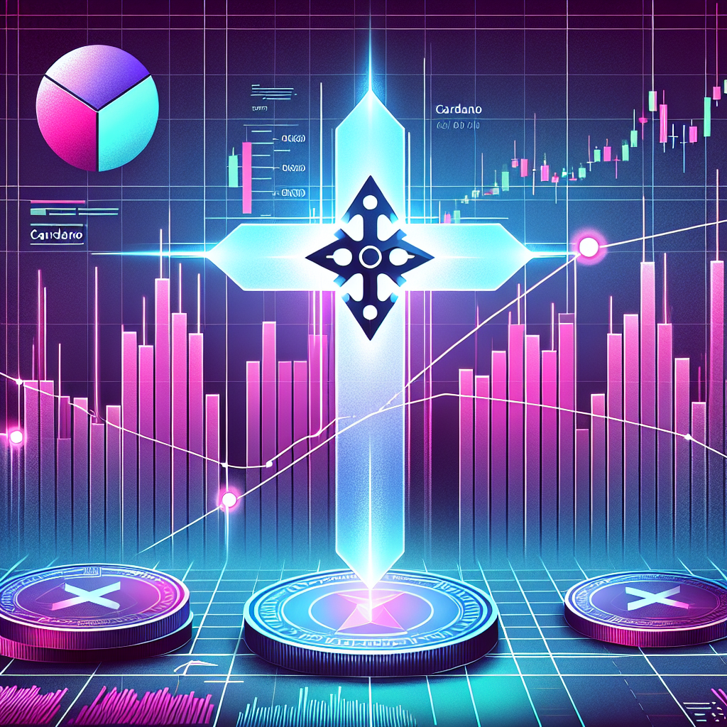 Cardano Staat Voor Doodskruis Op Dagelijkse Grafiek