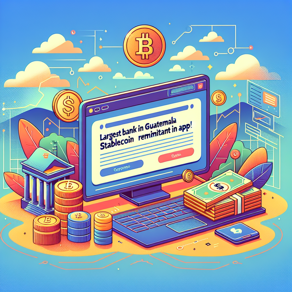 Grootste Bank Van Guatemala Introduceert Stablecoin Remittance In App!