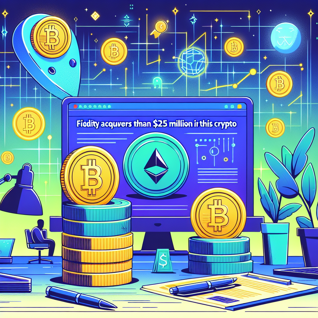Fidelity Verwerft Meer Dan $25 Miljoen In Deze Crypto