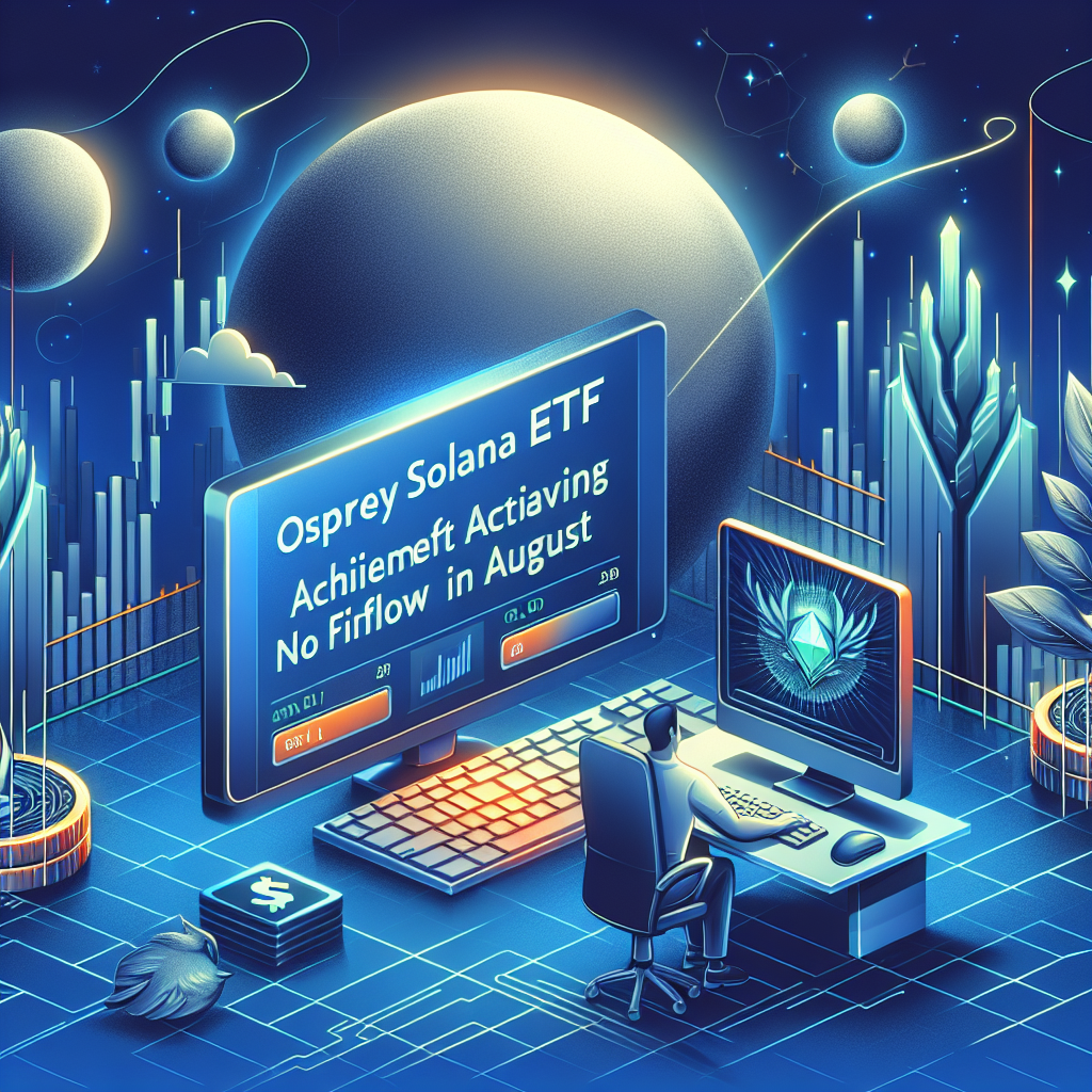 REX Osprey Solana ETF Behaalt In Augustus Geen Netto Instroom