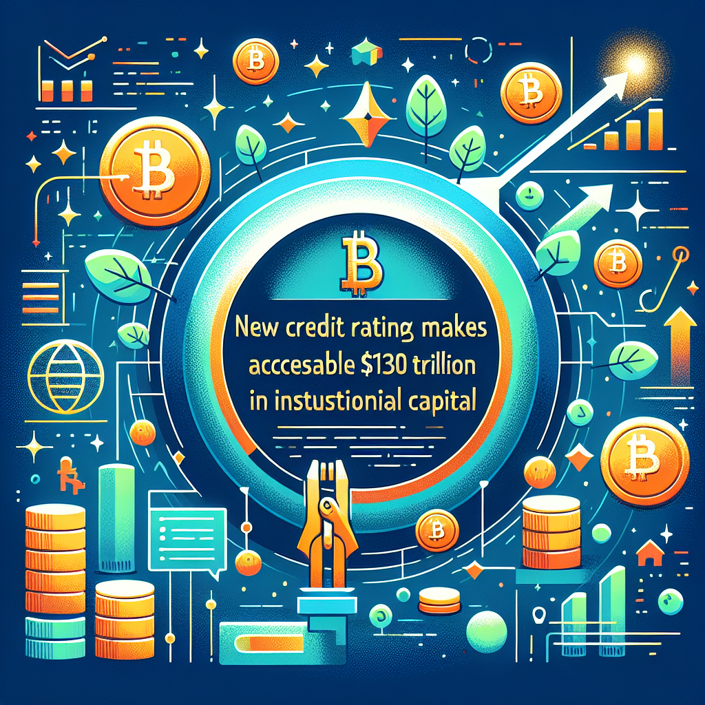 Nieuwe Kredietrating Maakt Bitcoin Toegangelijk Voor $130 Triljoen Aan Institutioneel Kapitaal