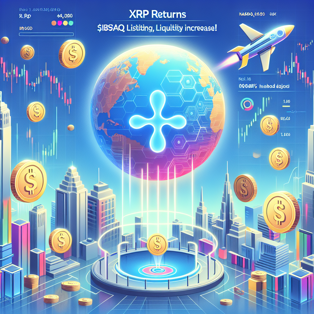 XRP Komt Terug: $1 Miljard Nasdaq Notering en 1.000% Liquiditeitstoename!