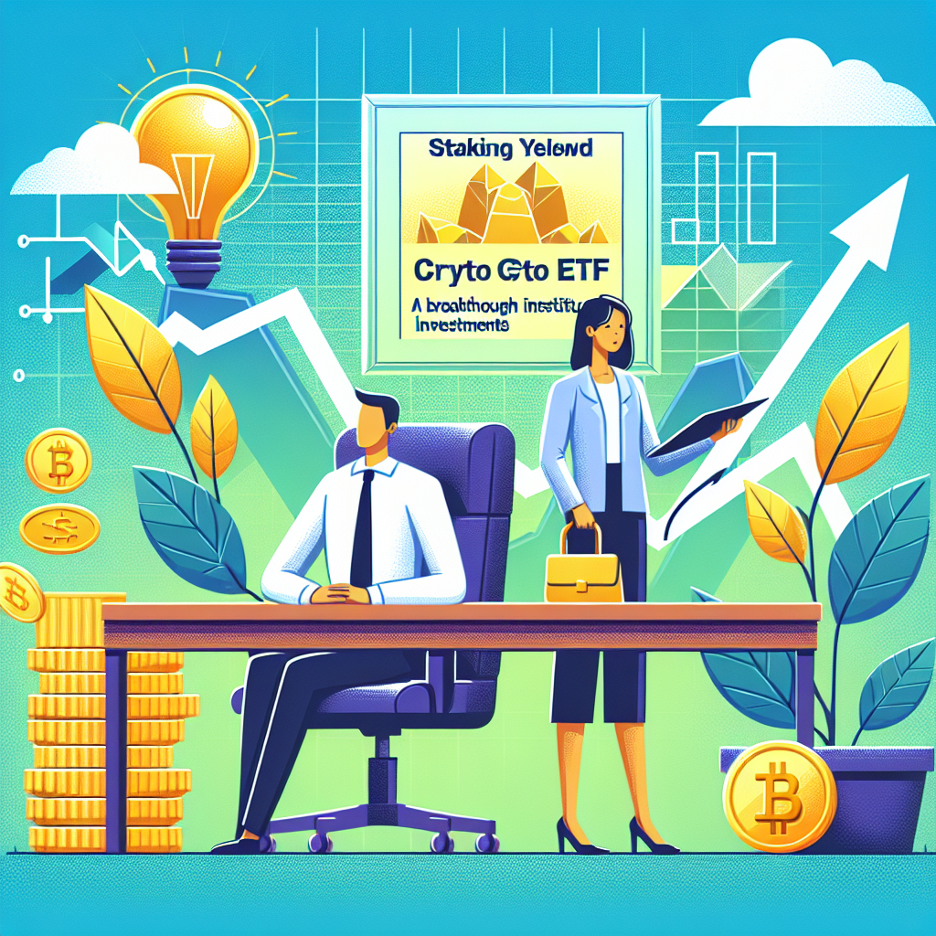 Blackrock Lanceert Staking Yield-crypto ETF: Een Doorbraak In Institutionele Crypto-investeringen