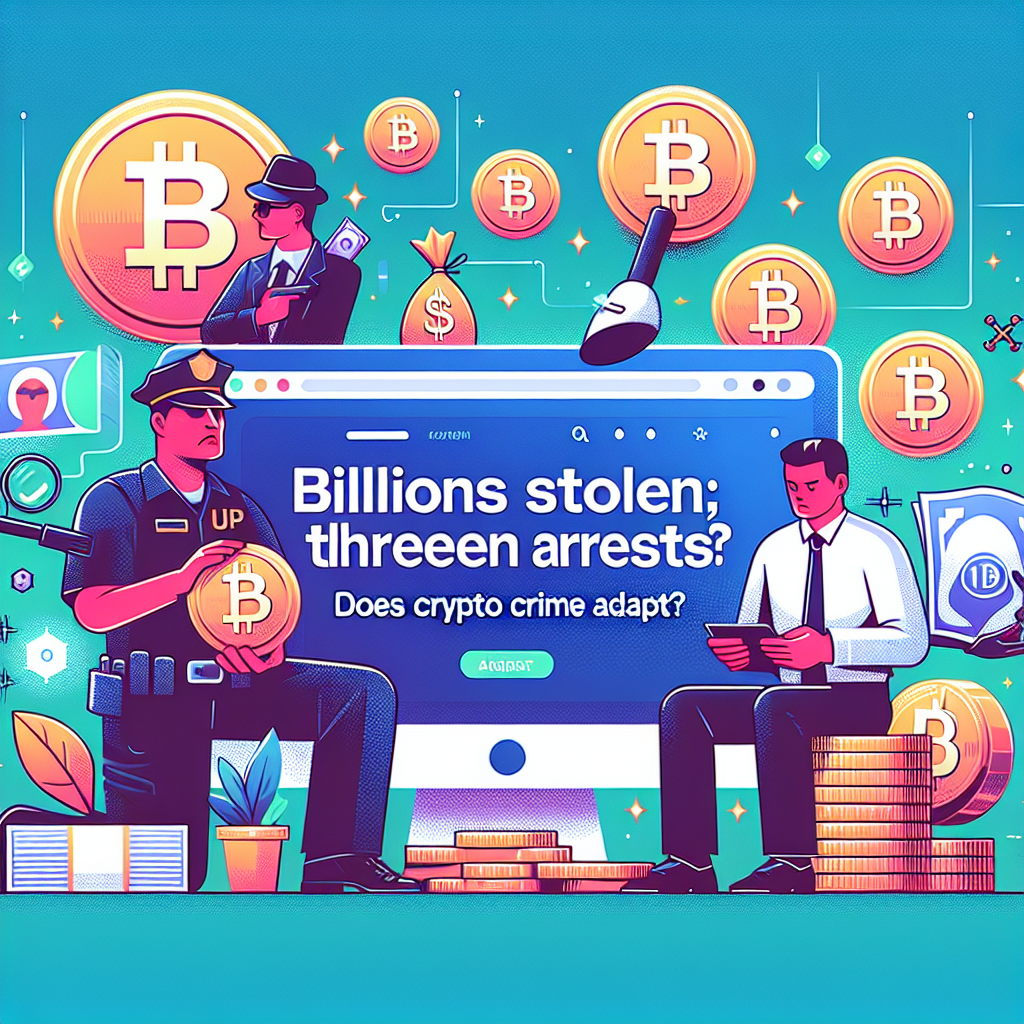 Miljarden Gestolen, Dertien Arresten: Past Crypto Criminaliteit Zich Aan?
