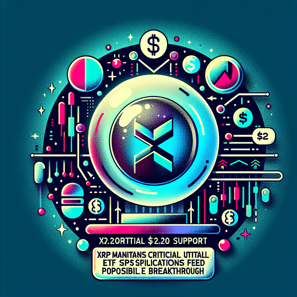xrp behoudt cruciale 220 steun etf speculaties voeden mogelijk doorbraak