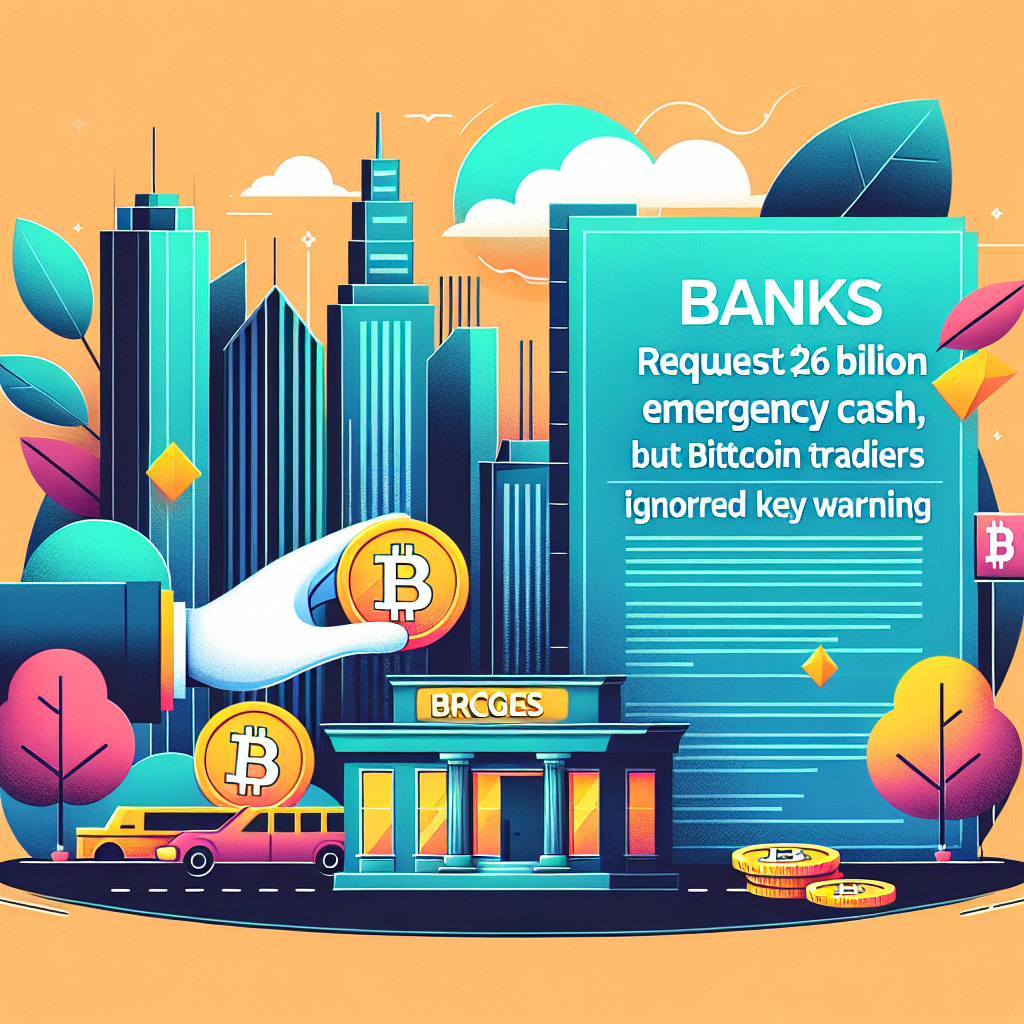 Banken Vragen $26 Miljard Noodcash Aan, Maar Bitcoin Traders Negeerden Belangrijke Waarschuwing