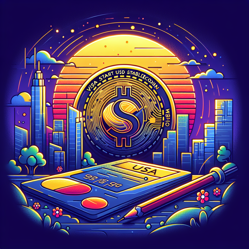 Visa Start USD Stablecoin Betalingen Met USDC Op Solana