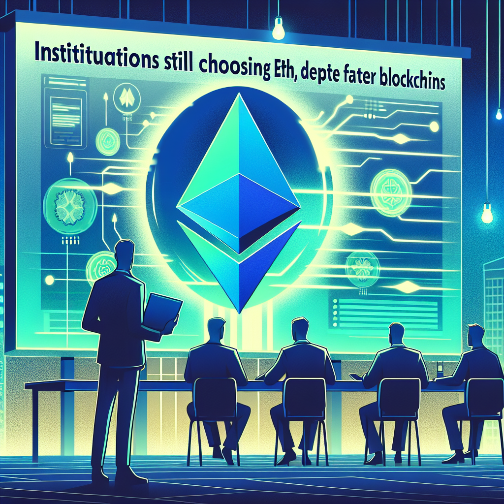 Instituten Kiezen Nog Altijd Voor Ethereum, Ondanks Snellere Blockchains