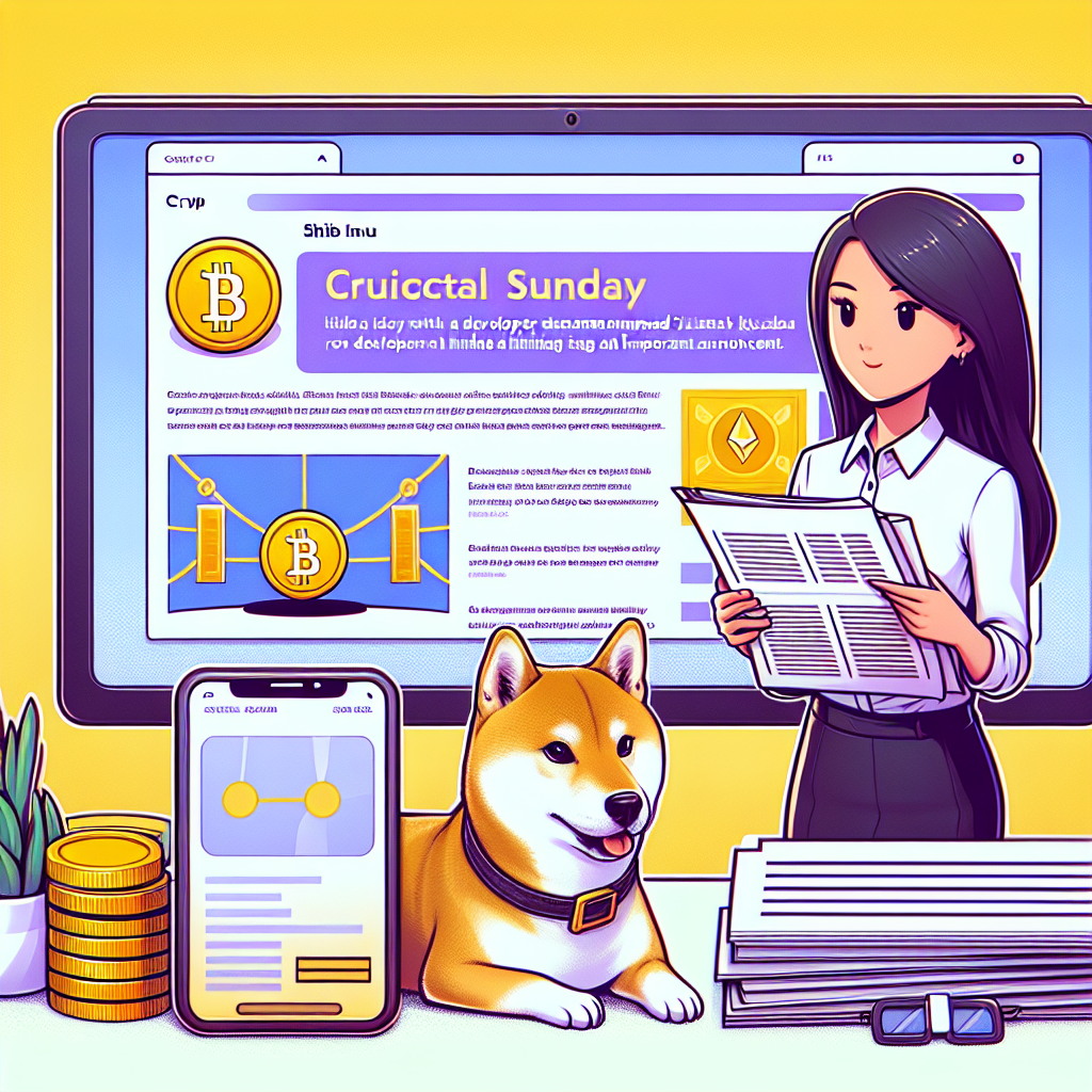 Shiba Inu’s Cruciale Zondag: Ontwikkelaar Kusama Hint Naar Belangrijke Aankondiging