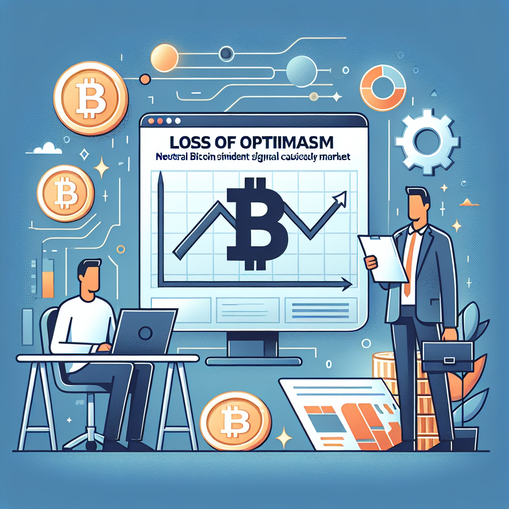 Verlies Van Optimisme: Neutrale Bitcoin-sentiment Signaleert Voorzichtige Markt
