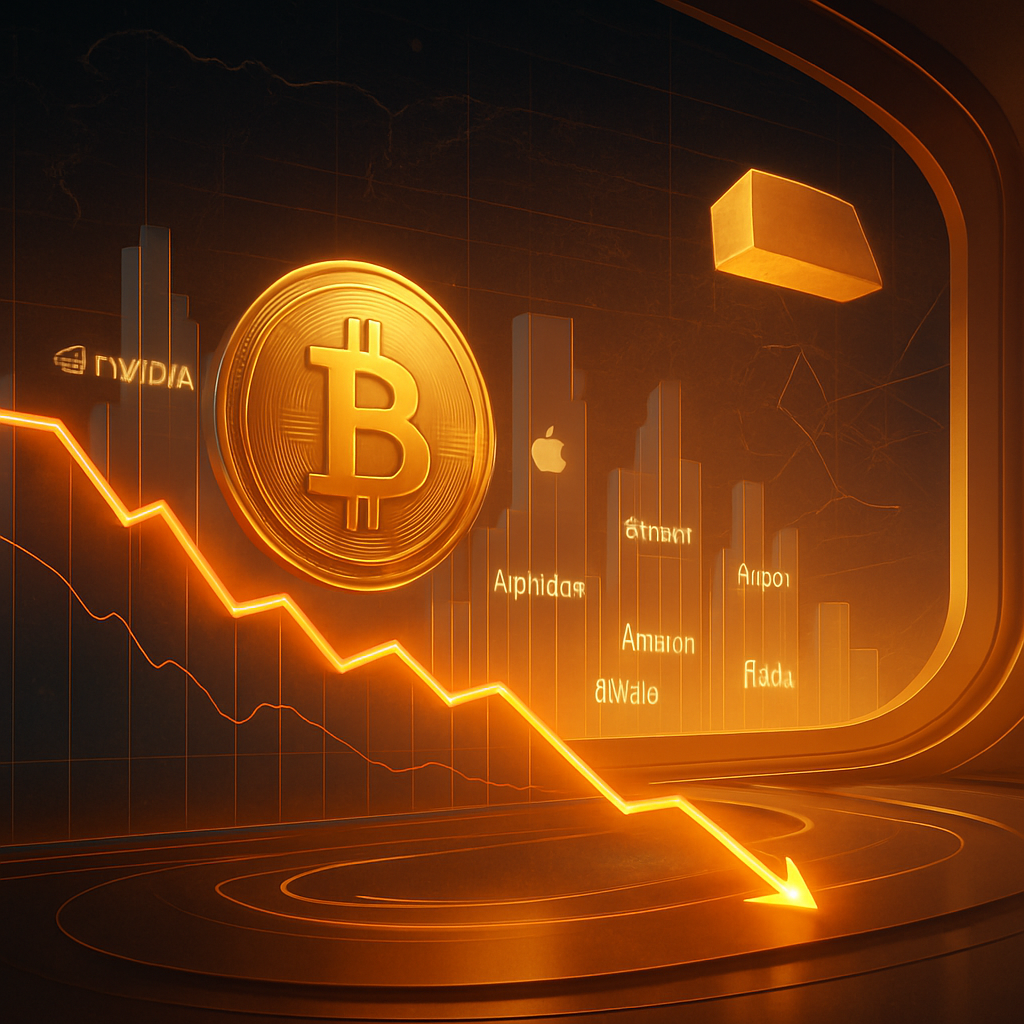 Bitcoin Marktkapitalisatie Zakt: Goud En Tech Giganten Domineren Ranglijst