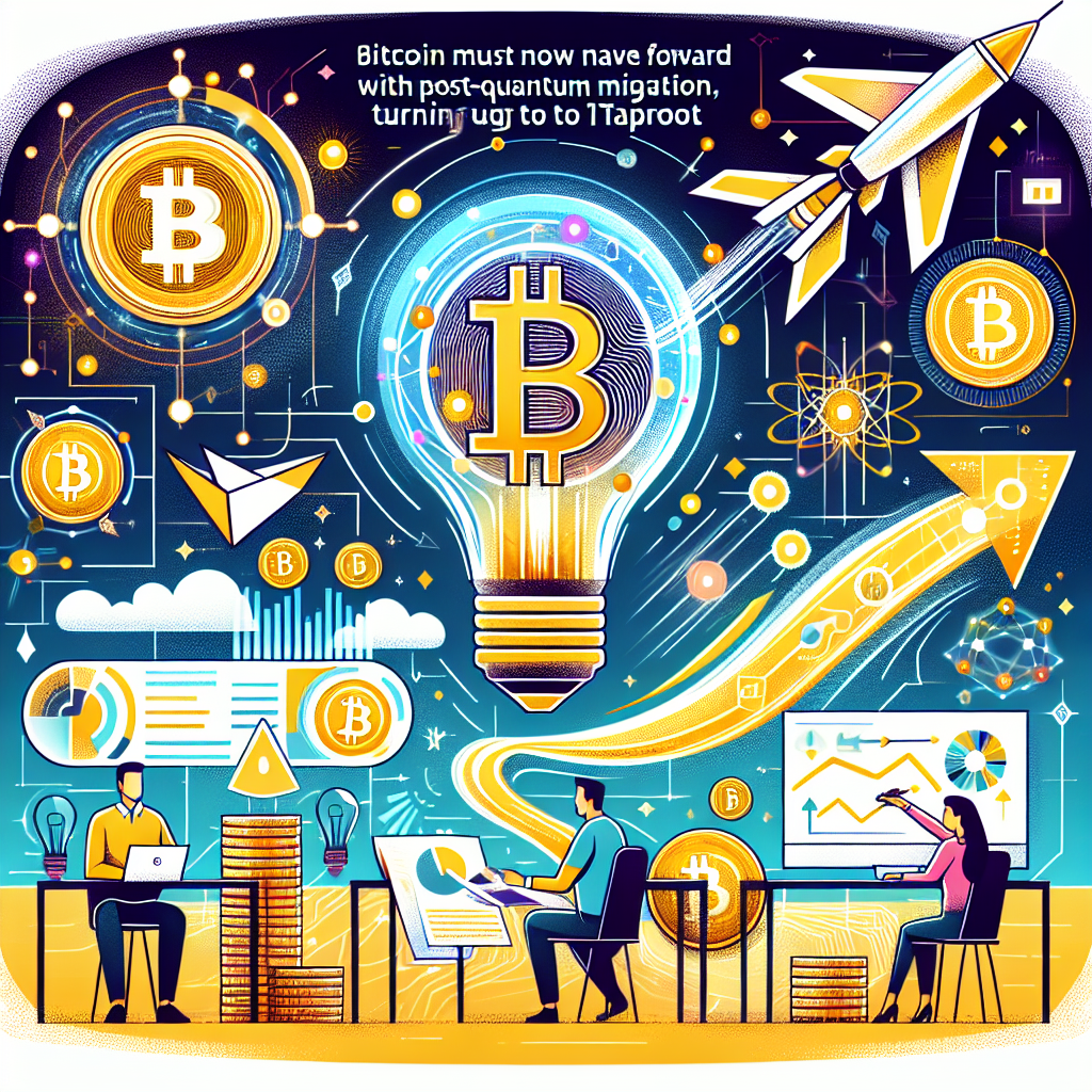 Bitcoin Moet Nu Vooruit Met Post-Quantum Migratie, Wendend Aan Taproot