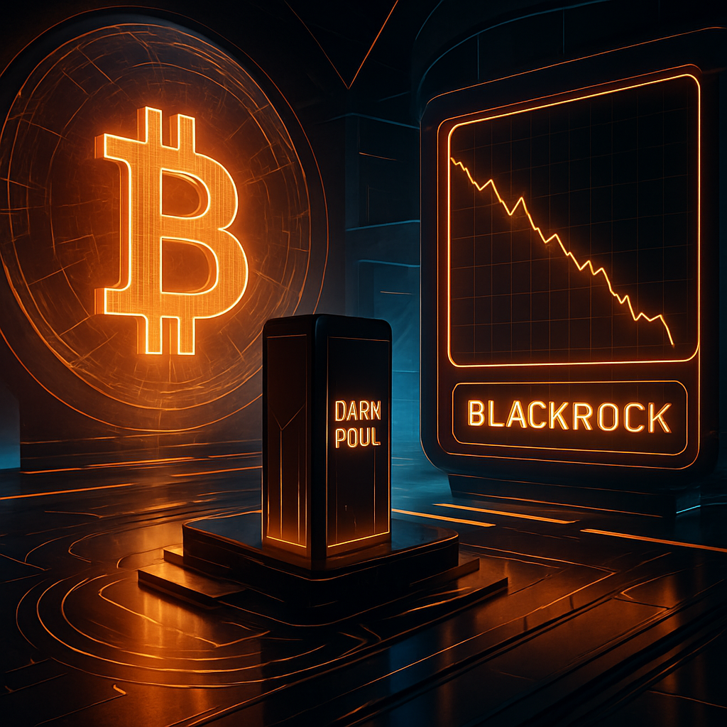 Bitcoin Prijsdaling: De Impact Van Blackrock’s Grote Verkoop Via Dark Pool