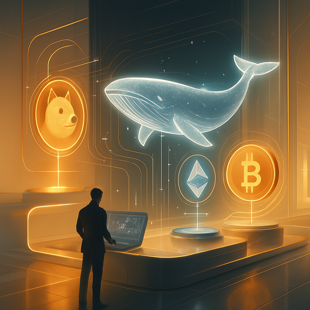 Slimme Whale” Breidt Crypto-portfolio Uit: Miljoeneninvestering In Dogecoin, Ethereum En Bitcoin