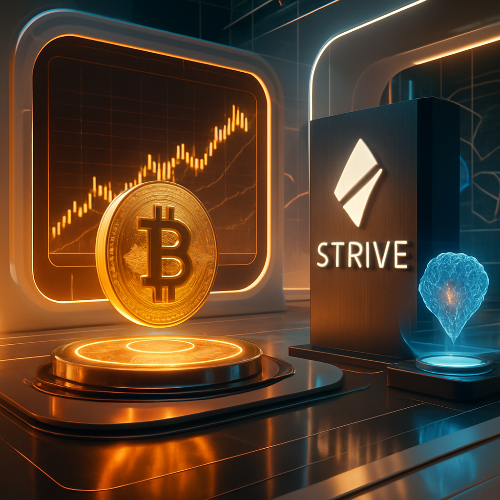 Strive Versterkt Positie In Crypto-wereld Met Aanzienlijke Bitcoin Aankoop En Verhoogde Cashflow