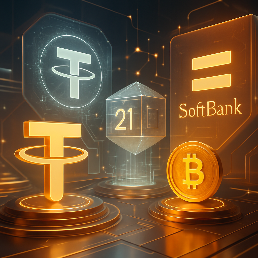 Tether Versterkt Invloed In Bitcoin Treasury Via Overname Twenty One Door SoftBank