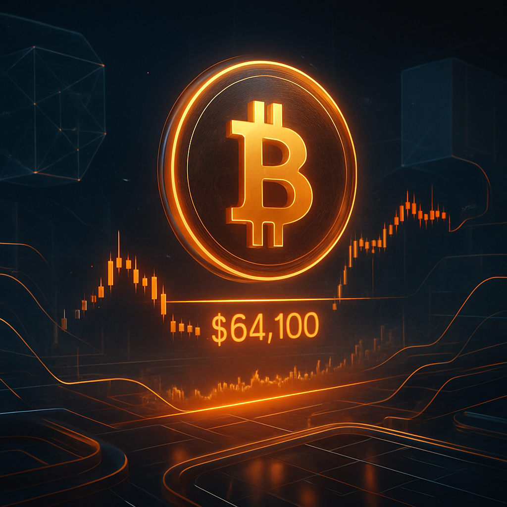 Bitcoin Aan Cruciale Weerstand: $64.100 Als Beslissend Keerpunt