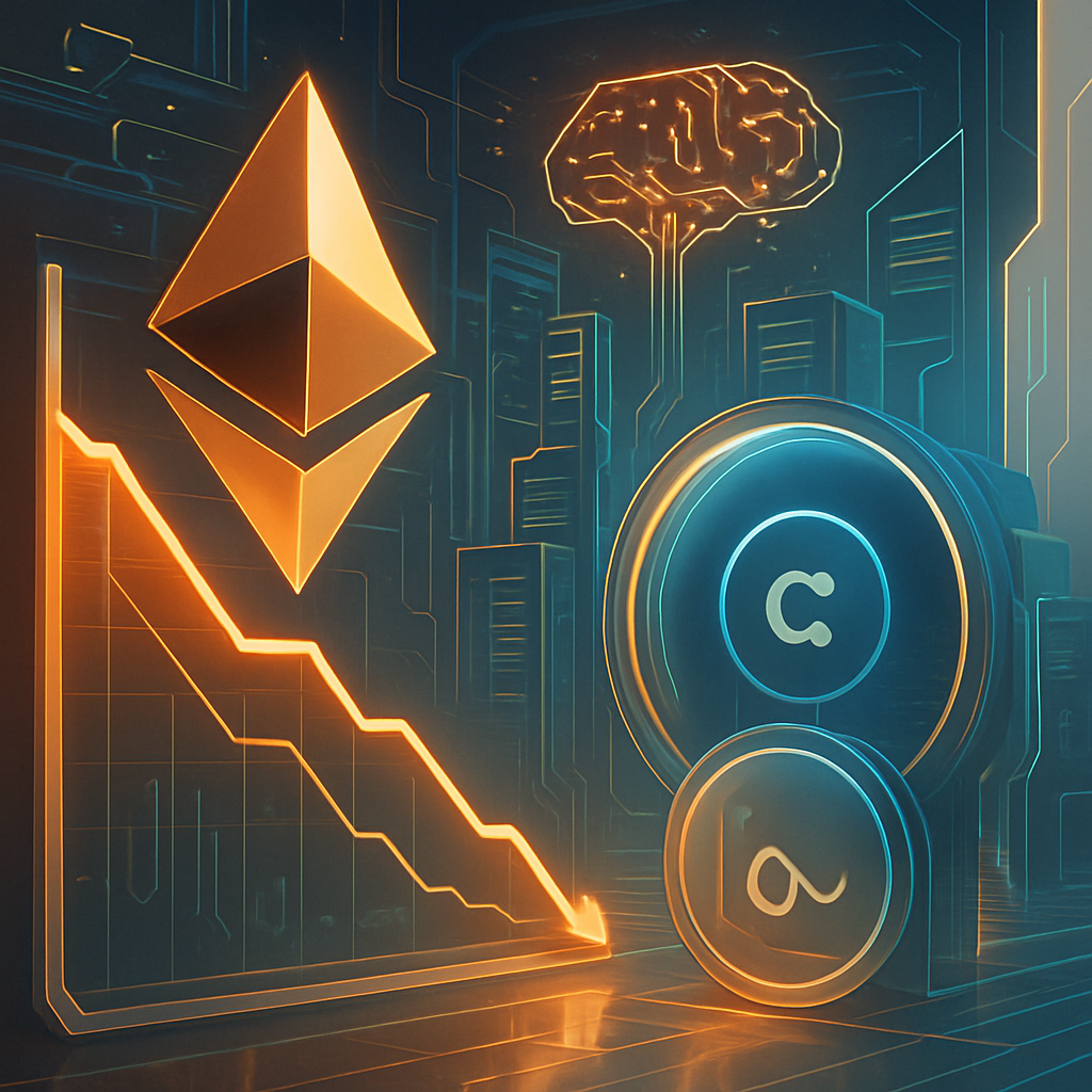 Ethereum Daalt 1% Terwijl Index Verliest aan Waarde
