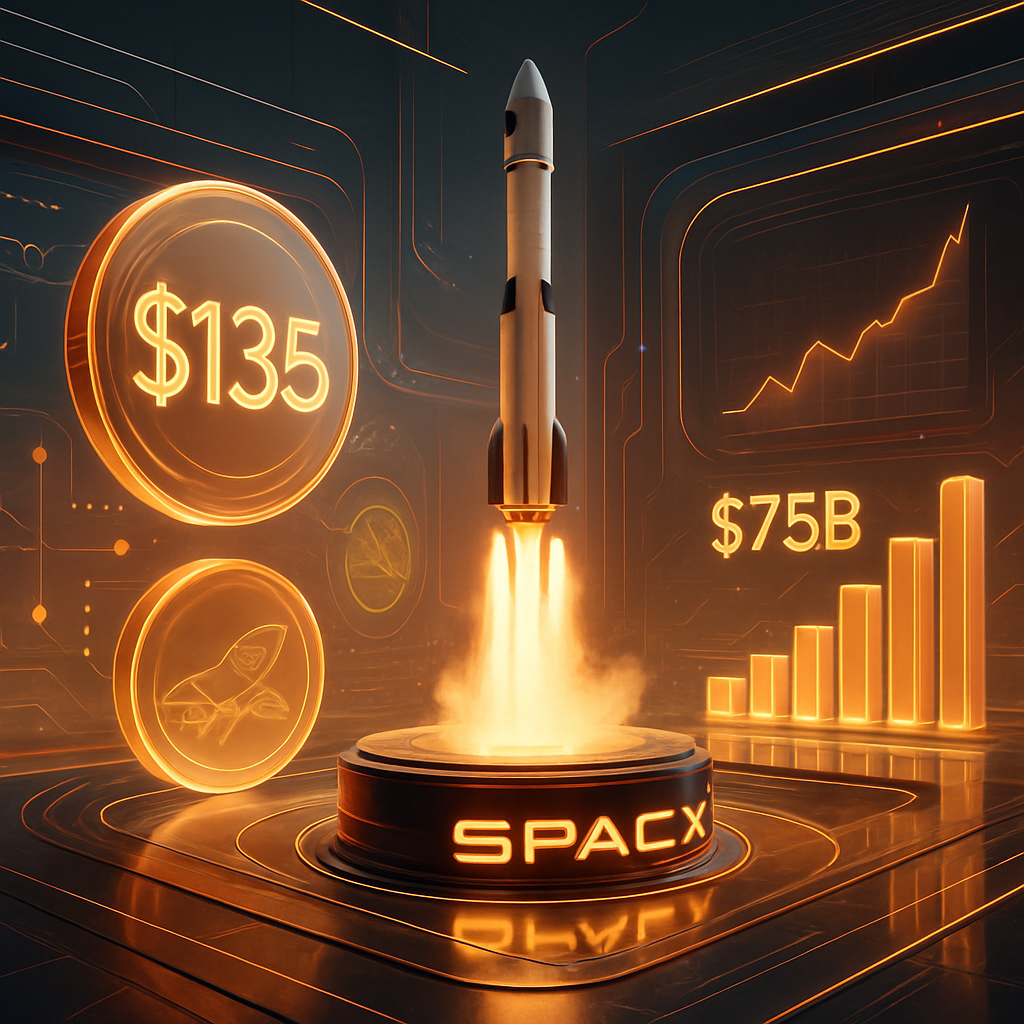 SpaceX Biedt Aandelen Aan Voor $135, Haalt $75 Miljard Op In Grootste IPO Ooit