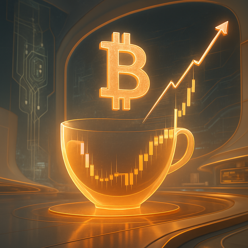 Voltooiing Cup And Handle-patroon Voorspelt Bullish Toekomst Voor Bitcoin: Analyse
