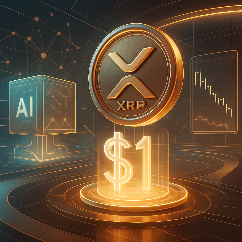 XRP Koers Op $1 Drempel: Technische Analyse En Liquidatierisico’s Belicht