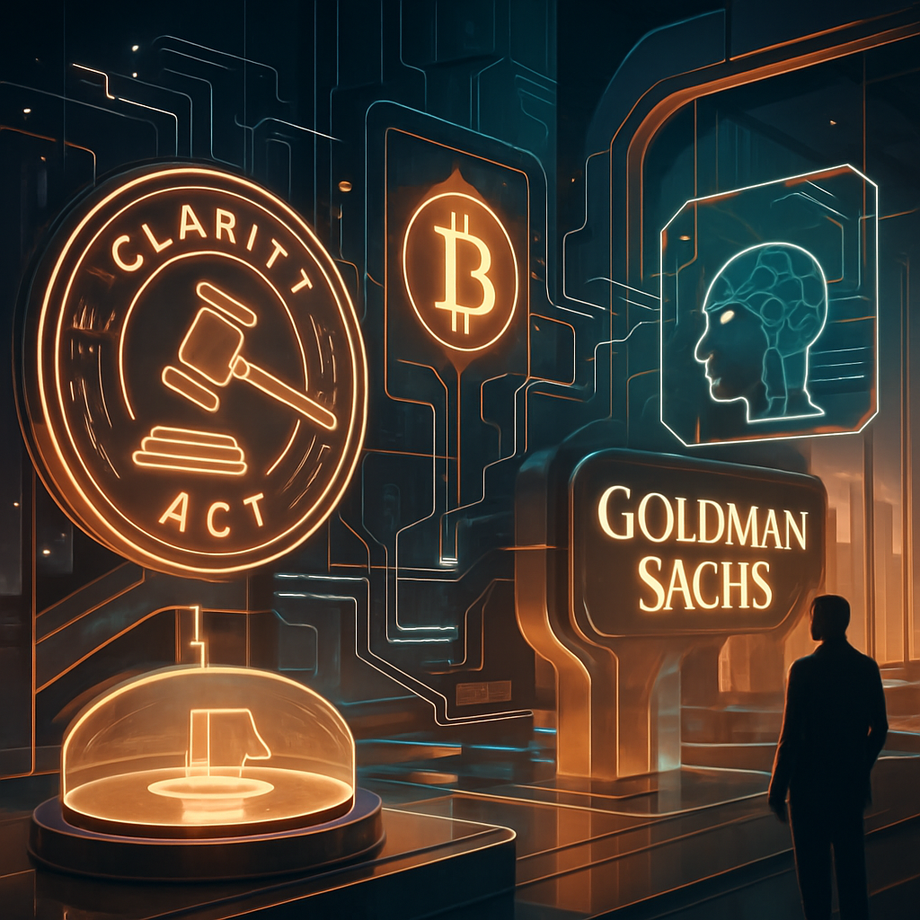 Goldman Sachs CEO Steunt Cryptomarkt: De Impact Van De Clarity Act