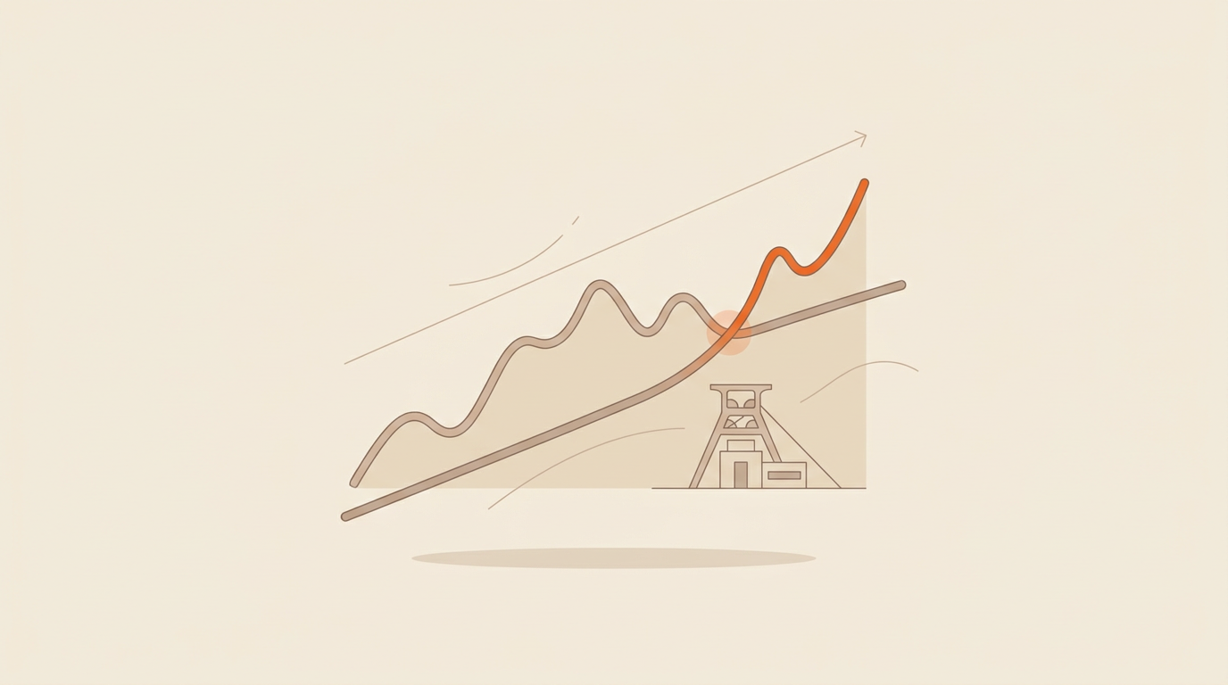 Hecla Mining Aandelen Kruisen Boven 200-Daags Gemiddelde