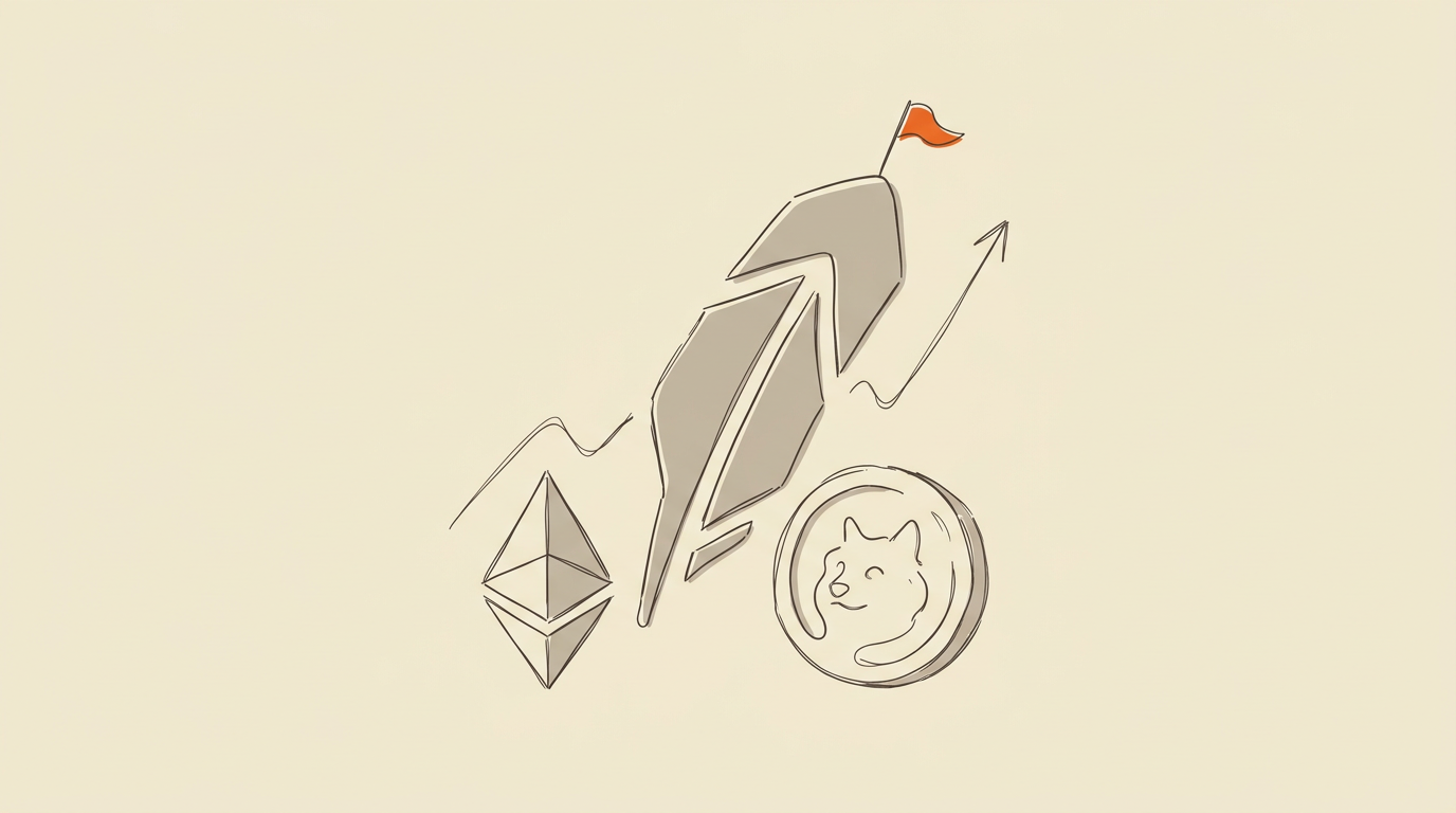 Robinhood Chain Overtreft Ethereum In Dagelijkse Omzet Met 2,66 Miljoen Euro Door Memecoinhandel