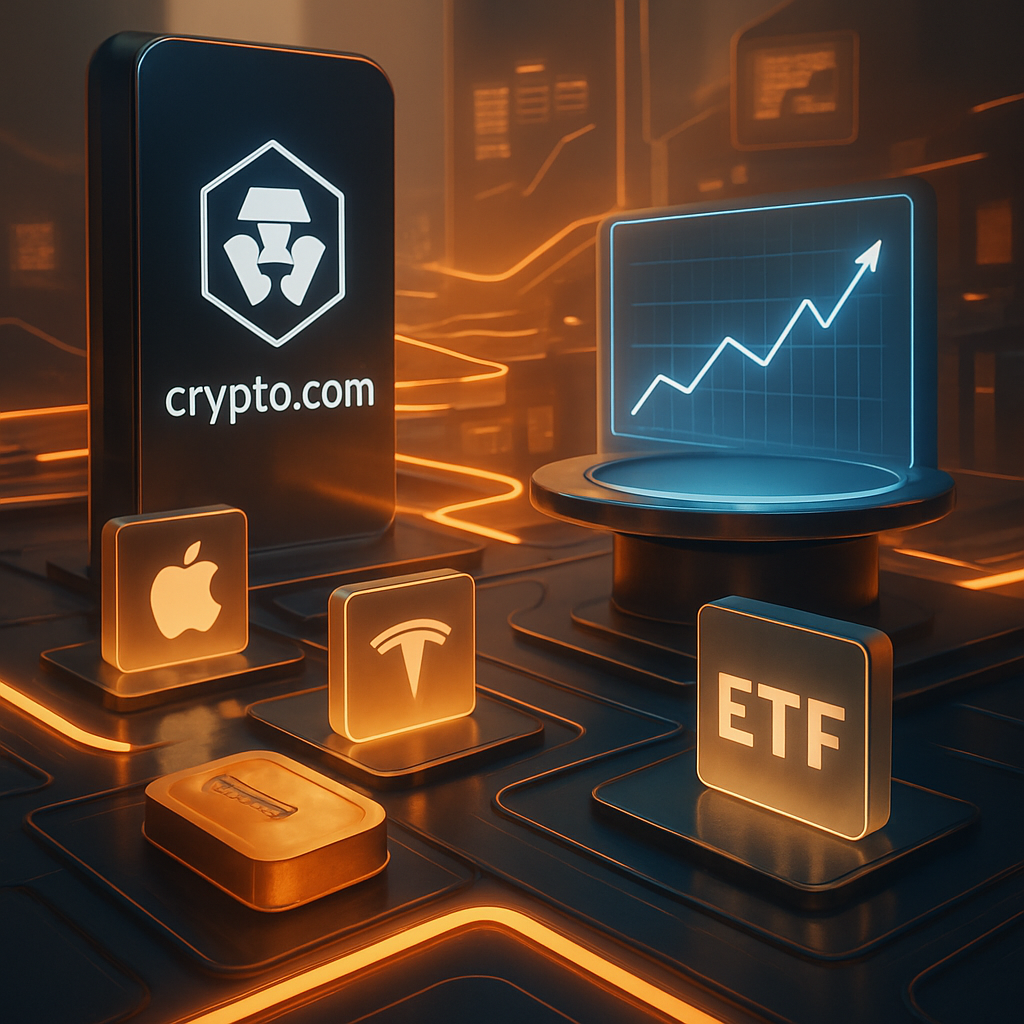 Tokenized Derivaten: Crypto.com Diversifieert Portfolio Met 1500 Amerikaanse Aandelen En ETF’s