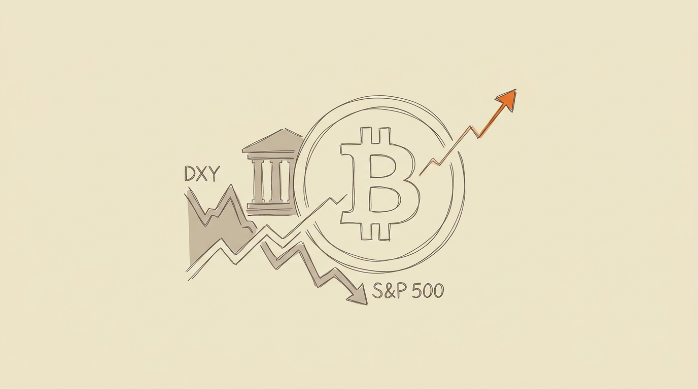Bitcoin Ontkoppelt Van Dollar Index En Aandelen, Verwachting Was Juist Andersom