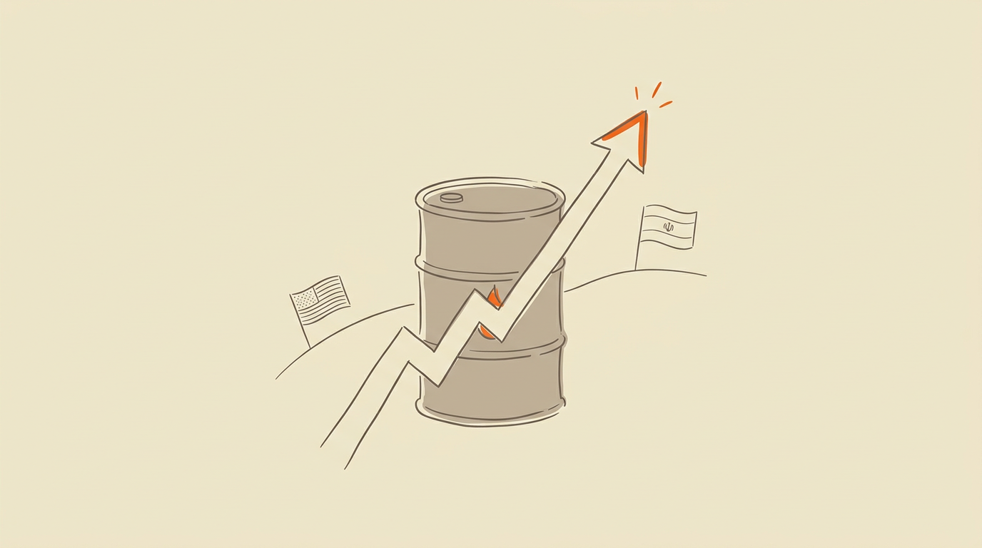 Brent-Olie Stijgt Van Onder De 100 Dollar Naar 100 Dollar Door Geopolitieke Onrust