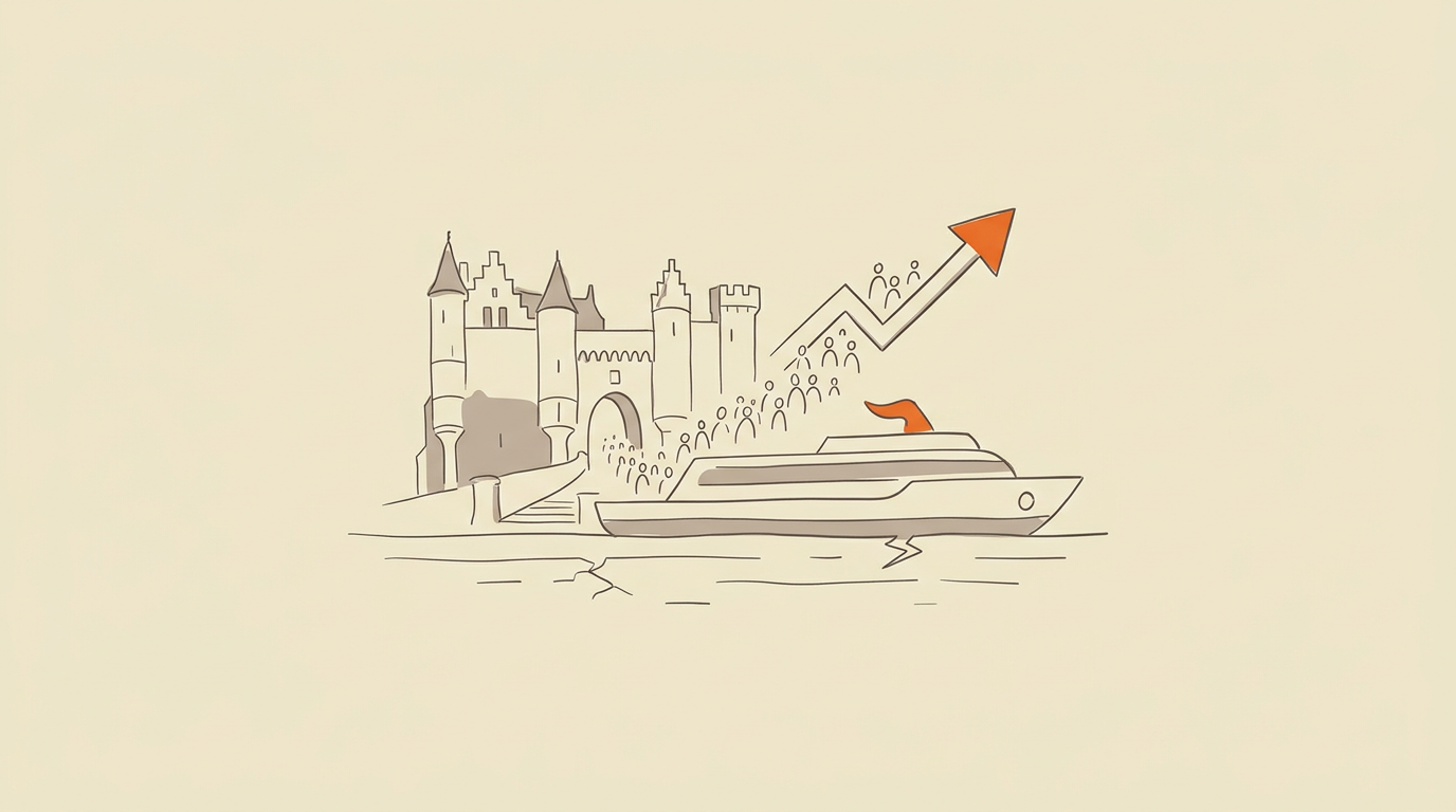 Deze Zomer Ontving Antwerpen Recordaantal Dagtoeristen, Riviercruises Verdubbelen Door Droogte