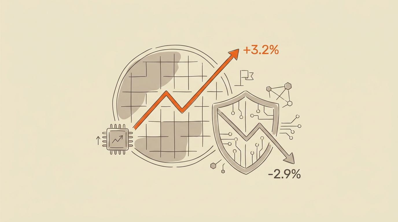 Halfgeleider-ETF XSD Stijgt Met 3,2 Procent, Cyberbeveiligings-ETF BUG Daalt Met 2,9 Procent