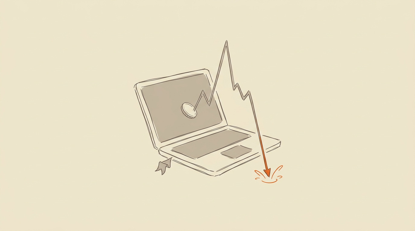 LAPTOP Memecoin Zakt 98 Procent Na Lancering, Marktwaarde Van 1,6 Miljard Euro Verdampt Razendsnel