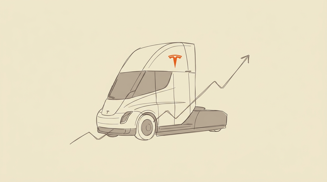 Morgan Stanley Verhoogt Koersdoel Tesla Naar 840 Dollar Door Potentie Semi-Vrachtwagens