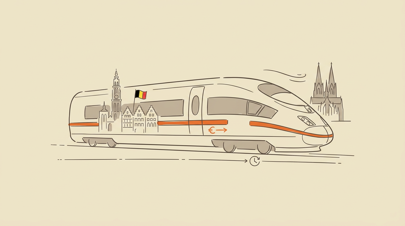 Nieuwe ICE-Trein Verbindt Antwerpen En Keulen In Ruim Twee Uur, Tickets Vanaf 29,99 Euro