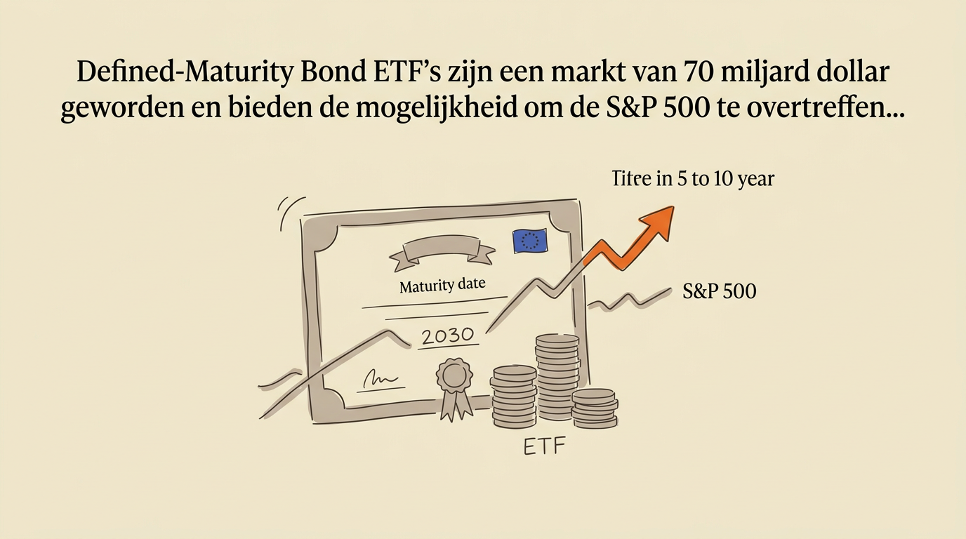 Obligatie-ETF’s Met Vaste Looptijd Kunnen S&P 500 Overstijgen, Markt Is 70 Miljard Dollar Waard