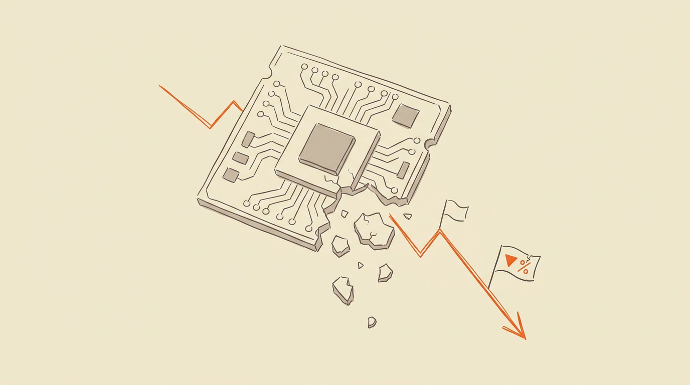 Op 14 September Verloren Semiconductor Aandelen Gemiddeld 5,4 Procent