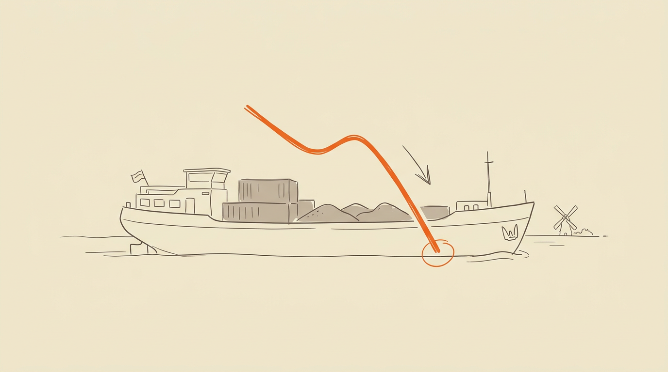Sinds Augustus Daalt Nederlands Goederenvervoer Via Binnenvaart Met Bijna Negentien Procent
