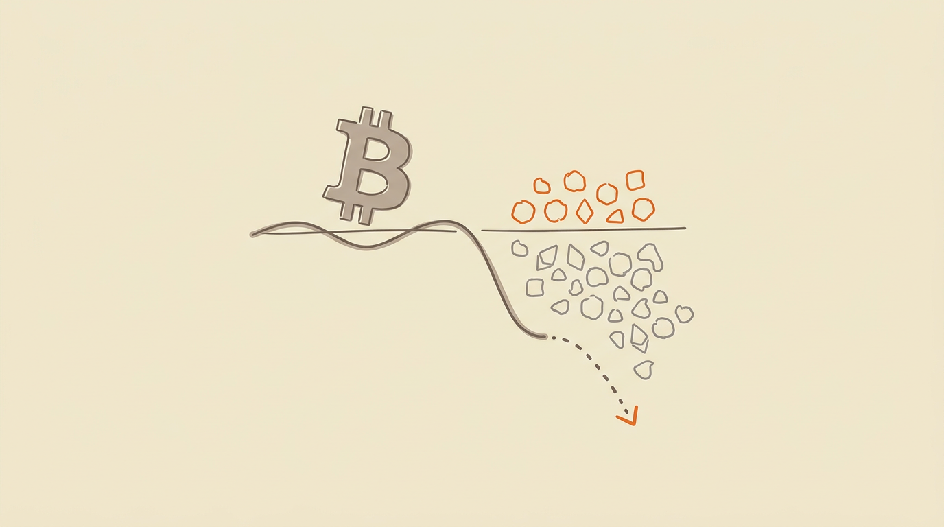 Bitcoin Zakt Onder Cruciale Cost-Basis, Slechts Enkele Cryptomunten Ontspringen De Dans