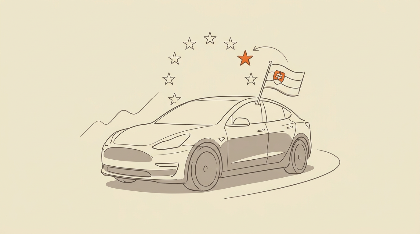 Slowakije Laat Tesla’s Zelfrijdende Systeem Toe Als Negende EU-Lidstaat